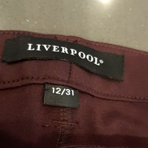 Liverpool Jacqueline Dark Purple Legging Skinny Pants - Picture 3 of 13